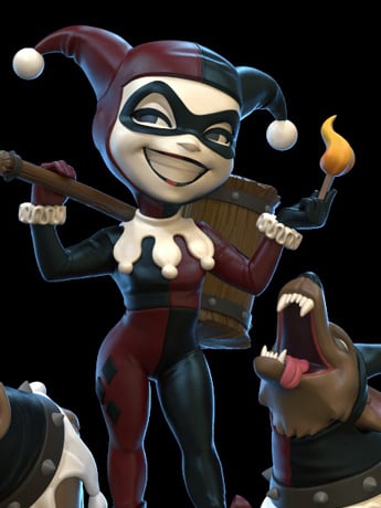 Batman: The Animated Series Q-Fig Remastered Harley Quinn Gallery Image 2