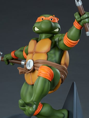 Teenage Mutant Ninja Turtles Michelangelo 1/4 Scale Collector Edition Statue Gallery Image 2