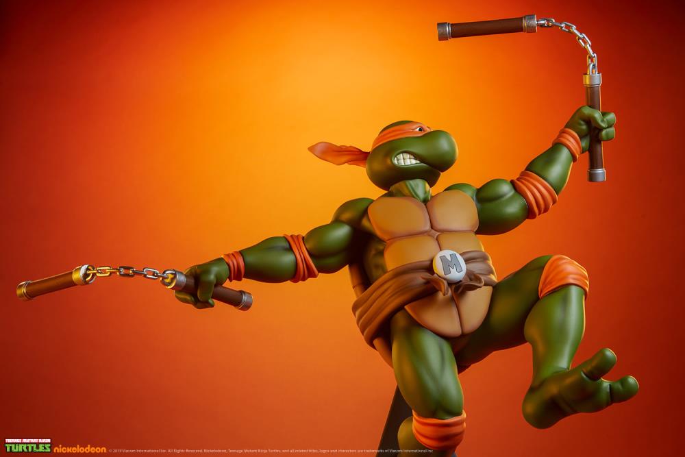 Teenage Mutant Ninja Turtles Michelangelo 1/4 Scale Collector Edition Statue Gallery Image 11