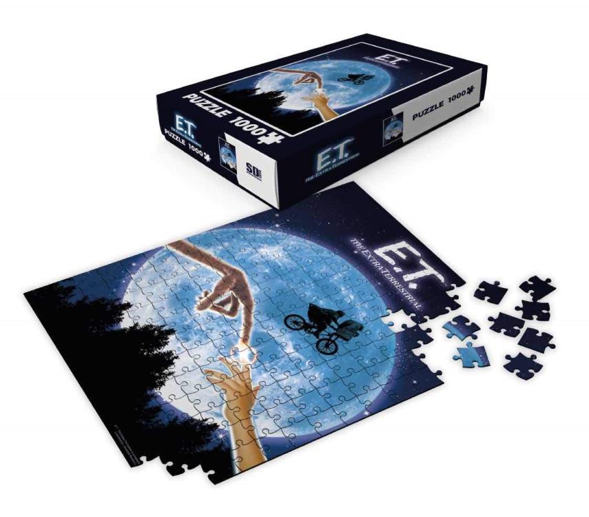 E.T. the Extra-Terrestrial Movie Poster 1000-Piece Puzzle Gallery Image 3