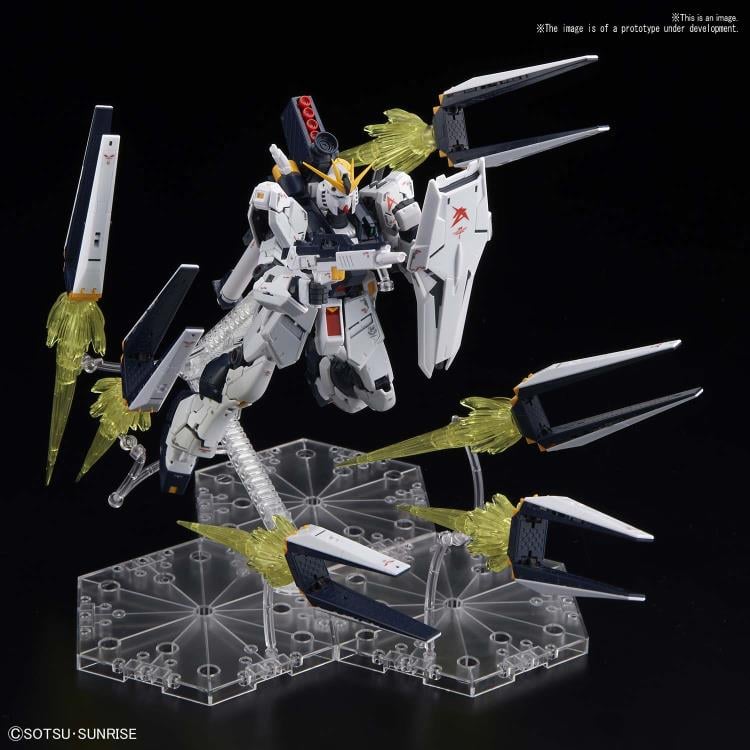 Mobile Suit Gundam: Char's Counterattack RG Νu Gundam Fin & Funnel Effect 1/144 Scale Model Kit Set Gallery Image 3