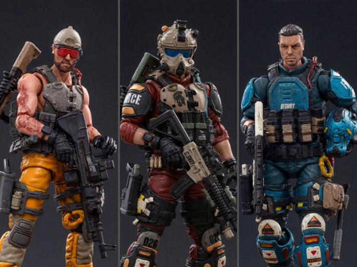 Hardcore Coldplay Wave 1 Set of 3 Figures Gallery Image 1