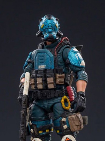 Hardcore Coldplay Blue Falcon 1/18 Scale Figure Gallery Image 2
