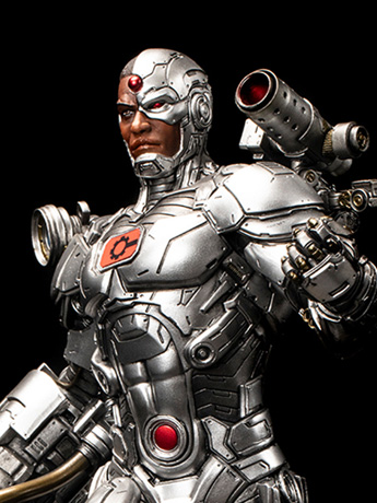 DC Rebirth Premium Collectibles Cyborg Limited Edition Statue Gallery Image 2