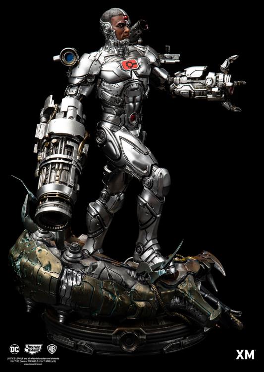 DC Rebirth Premium Collectibles Cyborg Limited Edition Statue Gallery Image 7