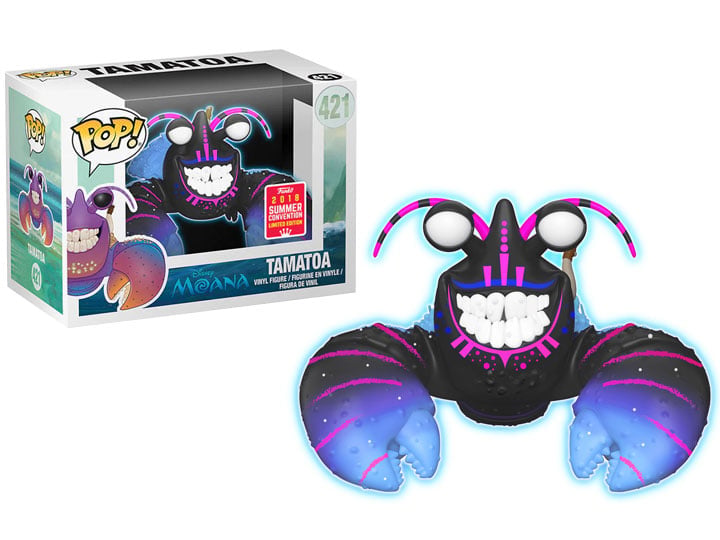 Pop! Disney: Moana - Tamatoa (Neon Color Ver.) Exclusive Gallery Image 1