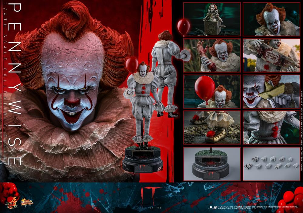 IT Chapter 2 MMS555 Pennywise 1/6th Scale Collectible Figure Gallery Image 20
