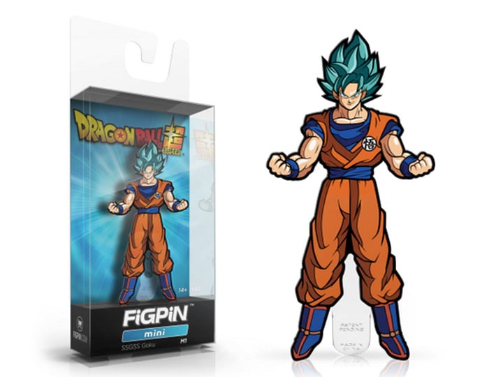 Dragon Ball Super FiGPiN mini M1 Super Saiyan God Super Saiyan Goku Gallery Image 1