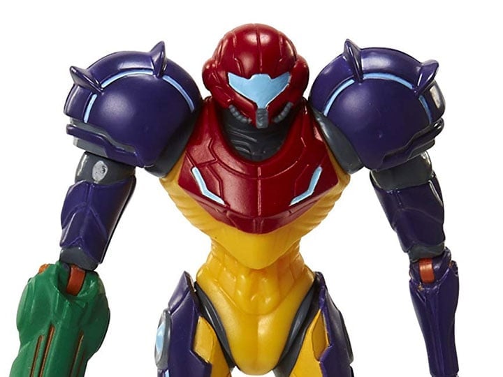 World of Nintendo 4" Samus (Gravity Suit) Figure Gallery Image 1