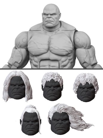 Titan (Gray) Deluxe 1/12 Scale Action Figure Body Gallery Image 2
