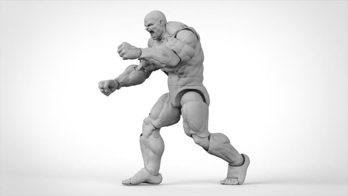 Titan (Gray) Deluxe 1/12 Scale Action Figure Body Gallery Image 6