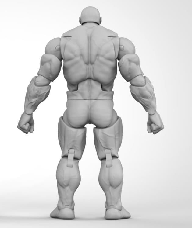 Titan (Gray) Deluxe 1/12 Scale Action Figure Body Gallery Image 5