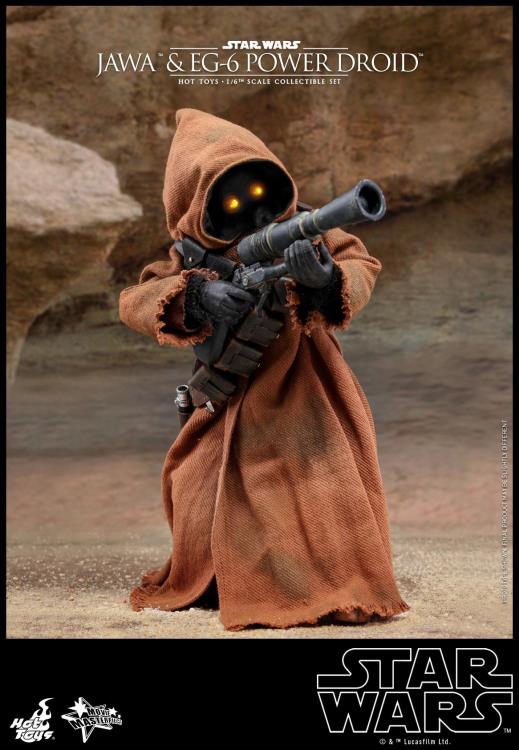 Star Wars: A New Hope MMS554 Jawa & EG-6 Power Droid 1/6 Scale Collectible Figure Two-Pack Gallery Image 11