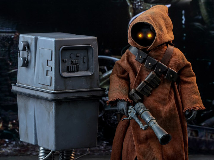 Star Wars: A New Hope MMS554 Jawa & EG-6 Power Droid 1/6 Scale Collectible Figure Two-Pack Gallery Image 1