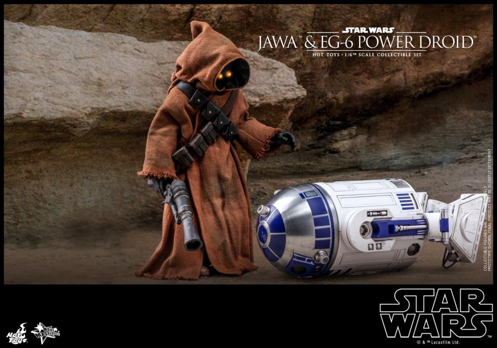 Star Wars: A New Hope MMS554 Jawa & EG-6 Power Droid 1/6 Scale Collectible Figure Two-Pack Gallery Image 14