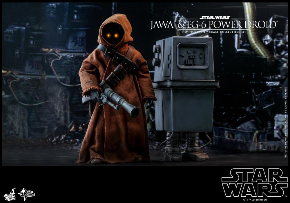 Star Wars: A New Hope MMS554 Jawa & EG-6 Power Droid 1/6 Scale Collectible Figure Two-Pack Gallery Image 7