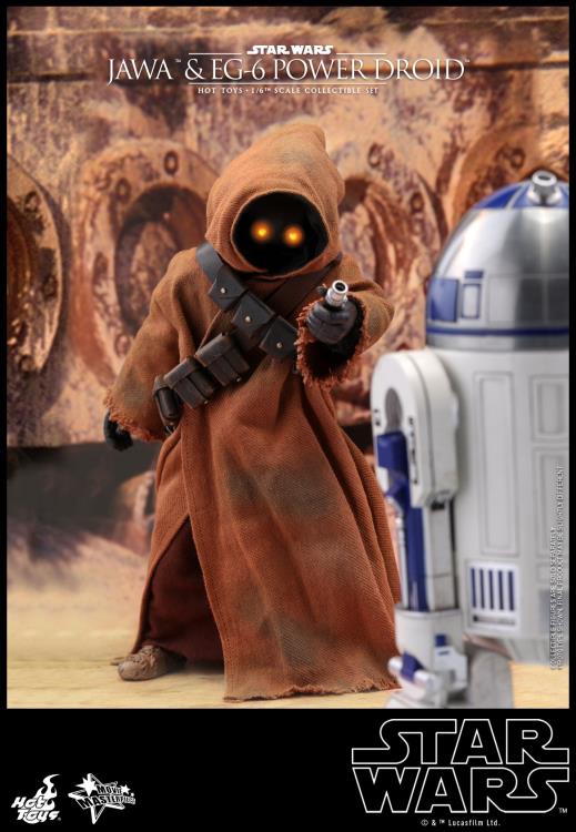 Star Wars: A New Hope MMS554 Jawa & EG-6 Power Droid 1/6 Scale Collectible Figure Two-Pack Gallery Image 9