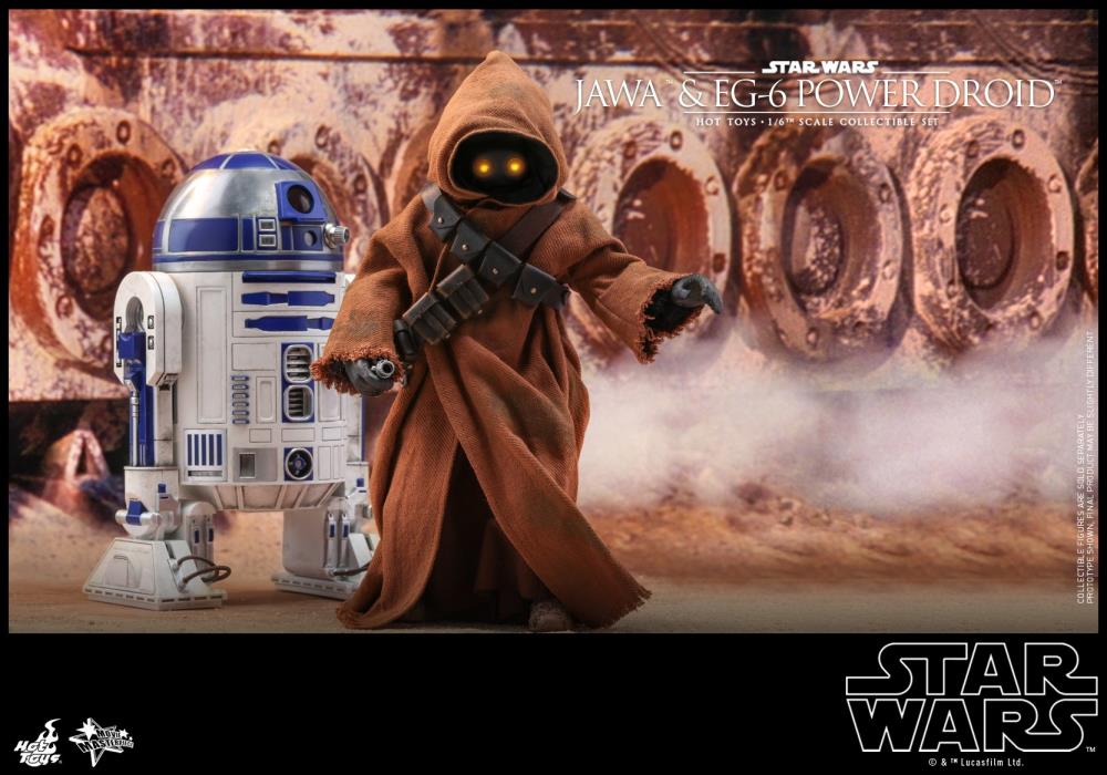 Star Wars: A New Hope MMS554 Jawa & EG-6 Power Droid 1/6 Scale Collectible Figure Two-Pack Gallery Image 13