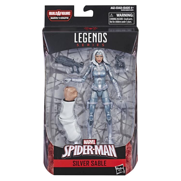 Spider-Man Marvel Legends Silver Sable (Kingpin BAF) Gallery Image 8