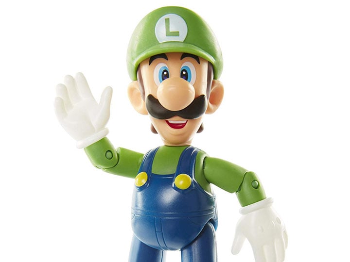 World of Nintendo 4" Luigi (Open Hands) Gallery Image 1