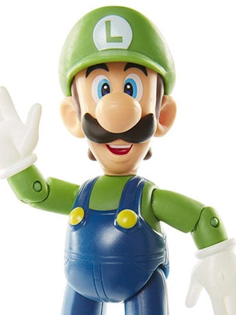 World of Nintendo 4" Luigi (Open Hands) Gallery Image 2