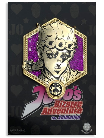 JoJo's Bizarre Adventure Golden Series Giorno Giovanna Enamel Pin Gallery Image 2
