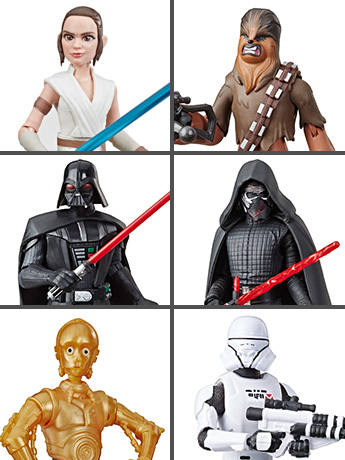Star Wars Galaxy of Adventure Wave 1 Set of 6 Figures Gallery Image 2