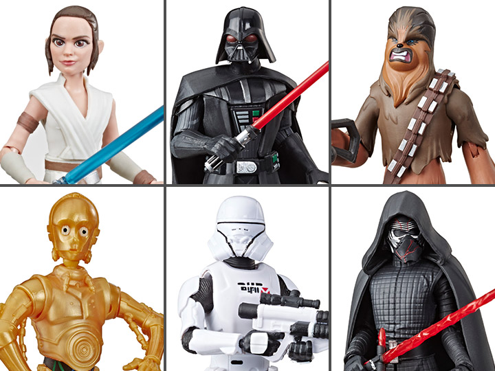 Star Wars Galaxy of Adventure Wave 1 Set of 6 Figures Gallery Image 1
