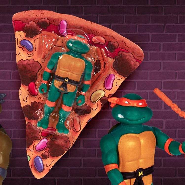 Teenage Mutant Ninja Turtles ReAction Pizza Box of 4 SDCC 2019 Exclusive Figures Gallery Image 7
