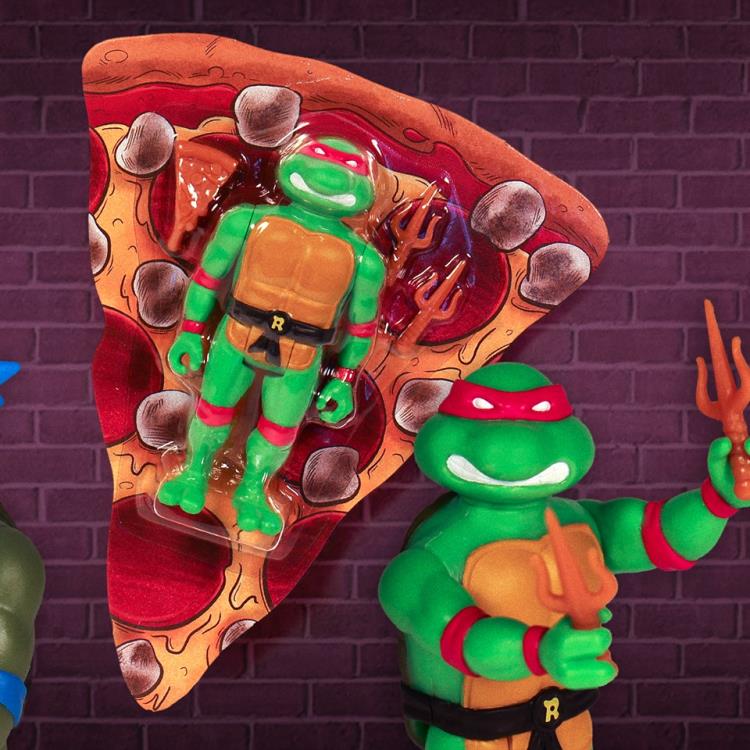 Teenage Mutant Ninja Turtles ReAction Pizza Box of 4 SDCC 2019 Exclusive Figures Gallery Image 8