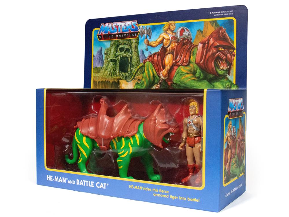 Masters of the Universe ReAction He-Man & Battle Cat Two-Pack Gallery Image 4