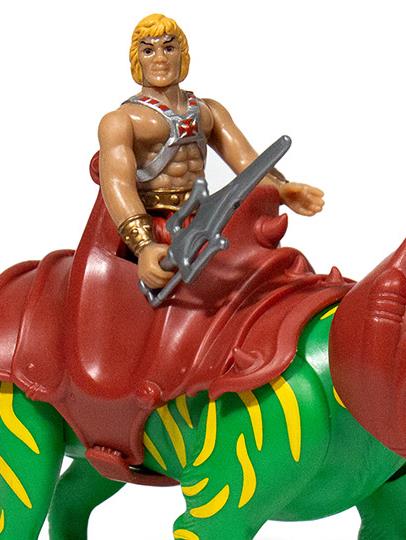 Masters of the Universe ReAction He-Man & Battle Cat Two-Pack Gallery Image 2