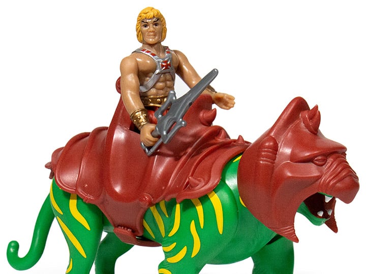Masters of the Universe ReAction He-Man & Battle Cat Two-Pack Gallery Image 1