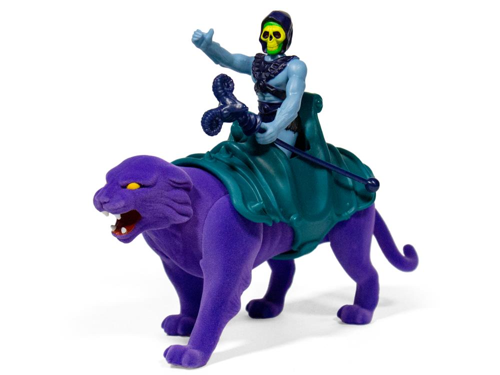 Masters of the Universe ReAction Skeletor & Panthor Two-Pack Gallery Image 3
