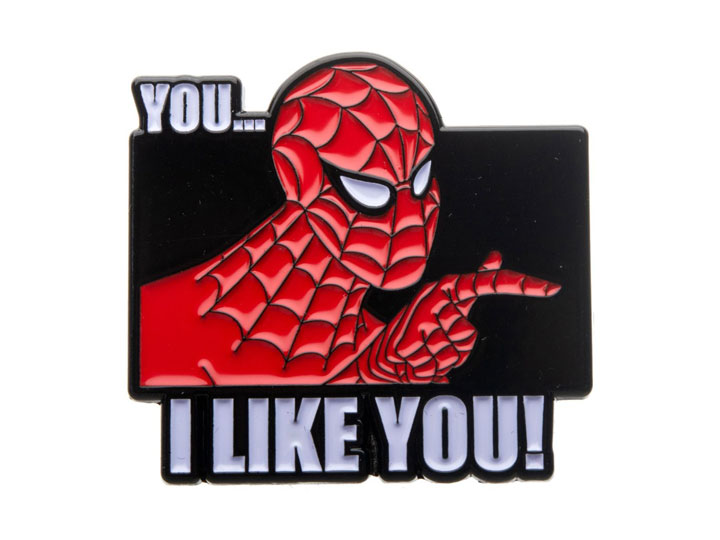 Marvel Spider-Man I Like You Pin Gallery Image 1