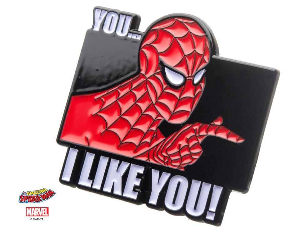 Marvel Spider-Man I Like You Pin Gallery Image 3