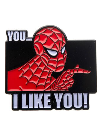 Marvel Spider-Man I Like You Pin Gallery Image 2