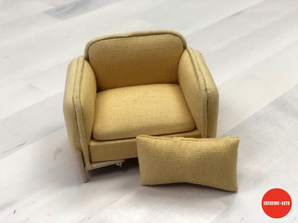 Extreme-Sets Furniture Collection 1/12 Scale Vintage Couch Set Gallery Image 6