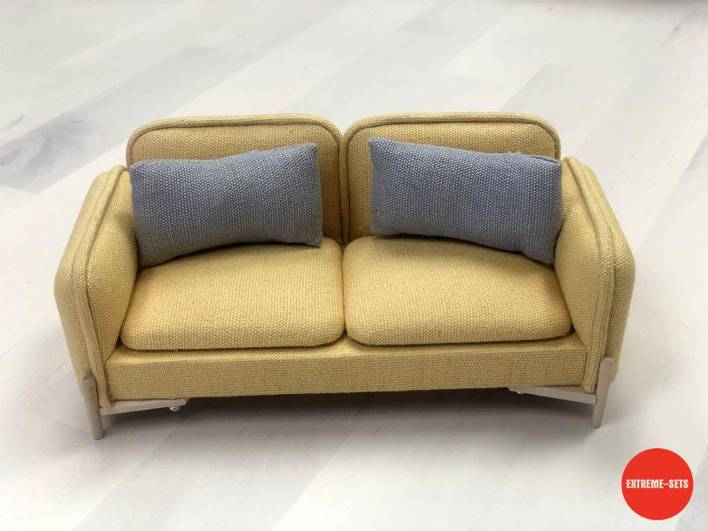 Extreme-Sets Furniture Collection 1/12 Scale Vintage Couch Set Gallery Image 7