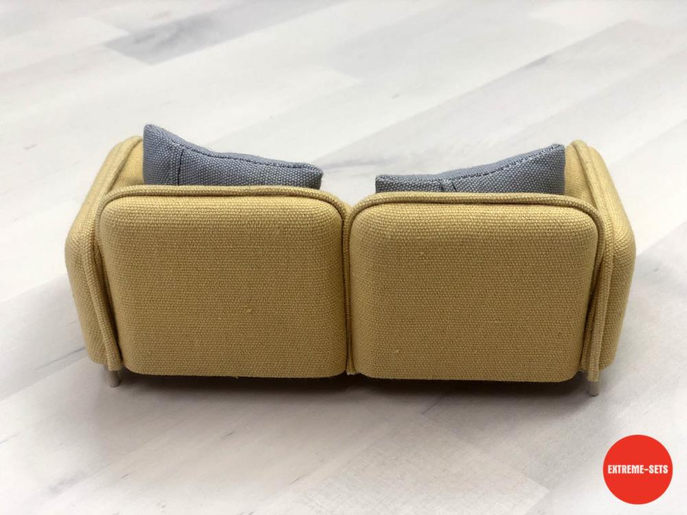 Extreme-Sets Furniture Collection 1/12 Scale Vintage Couch Set Gallery Image 8