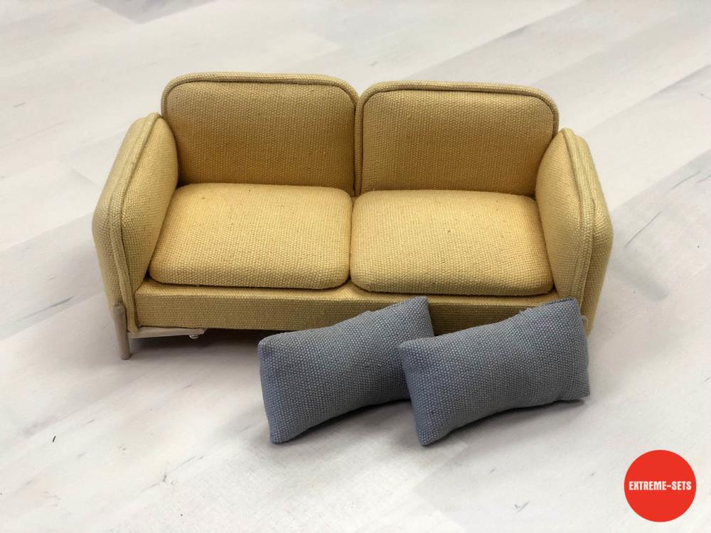 Extreme-Sets Furniture Collection 1/12 Scale Vintage Couch Set Gallery Image 10