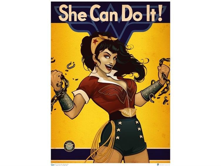 DC Bombshells Art Print - Wonder Woman Gallery Image 1