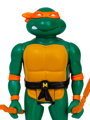 Teenage Mutant Ninja Turtles ReAction Michelangelo Figure Gallery Image 2