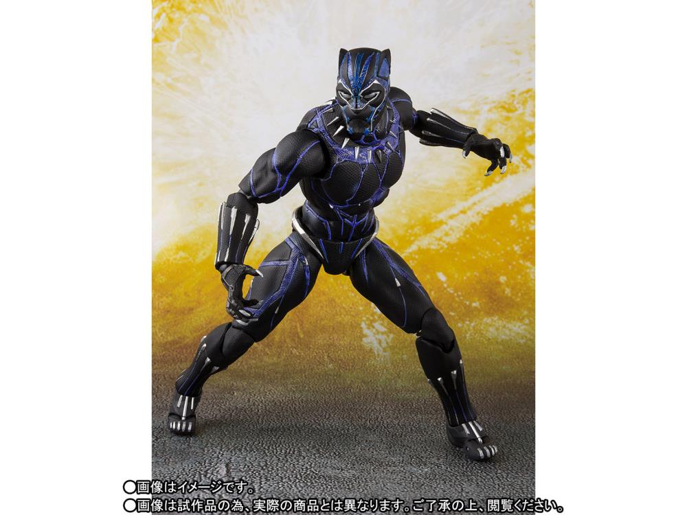 Avengers: Infinity War S.H.Figuarts Black Panther King of Wakanda Exclusive Action Figure Gallery Image 8