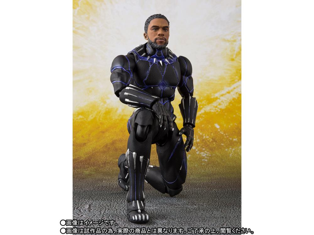 Avengers: Infinity War S.H.Figuarts Black Panther King of Wakanda Exclusive Action Figure Gallery Image 4