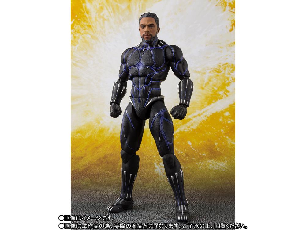 Avengers: Infinity War S.H.Figuarts Black Panther King of Wakanda Exclusive Action Figure Gallery Image 3