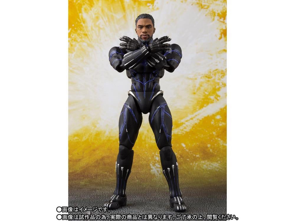 Avengers: Infinity War S.H.Figuarts Black Panther King of Wakanda Exclusive Action Figure Gallery Image 5