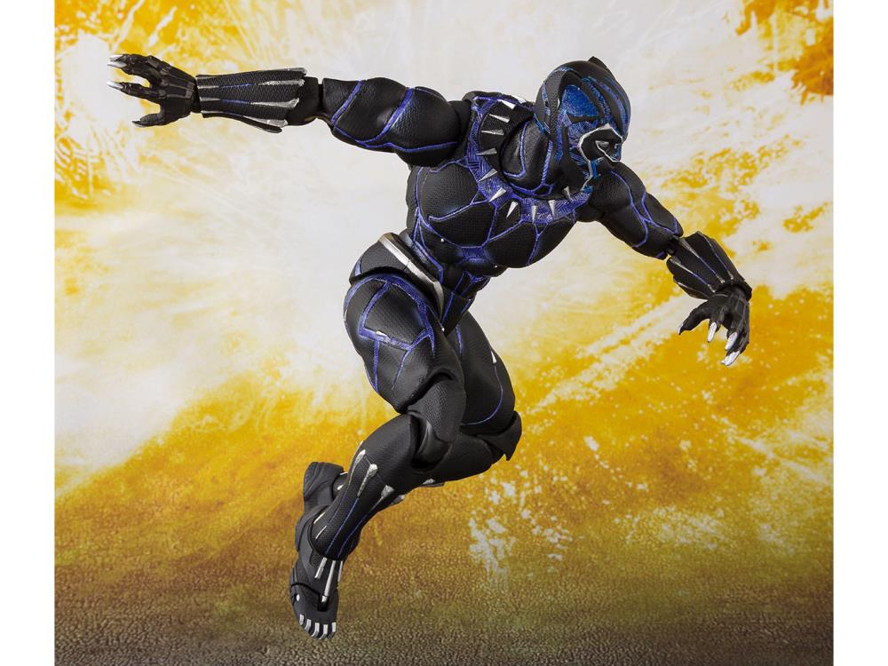 Avengers: Infinity War S.H.Figuarts Black Panther King of Wakanda Exclusive Action Figure Gallery Image 9