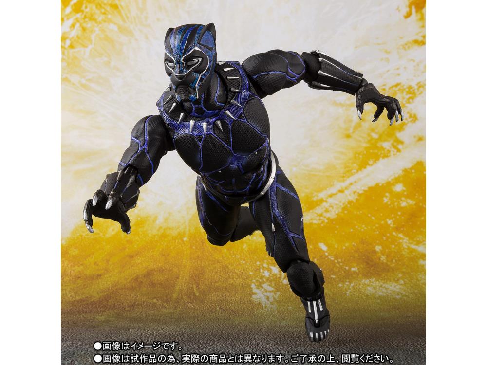 Avengers: Infinity War S.H.Figuarts Black Panther King of Wakanda Exclusive Action Figure Gallery Image 10