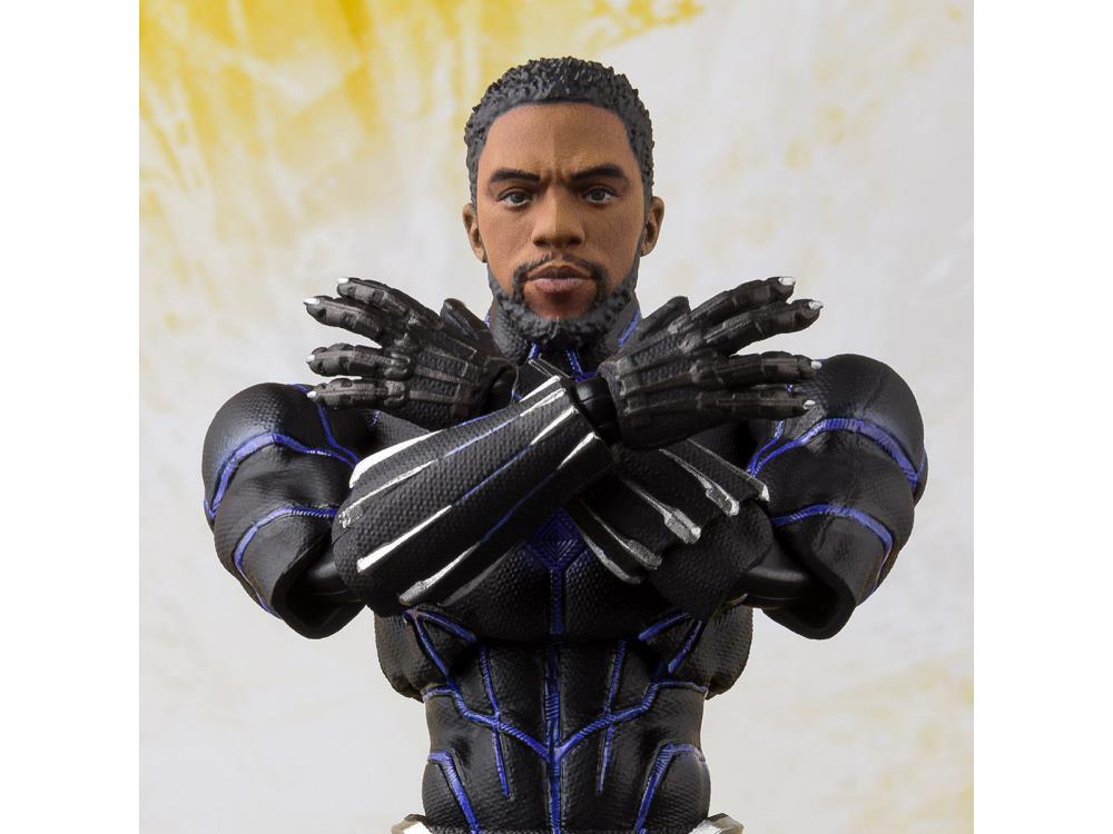 Avengers: Infinity War S.H.Figuarts Black Panther King of Wakanda Exclusive Action Figure Gallery Image 11